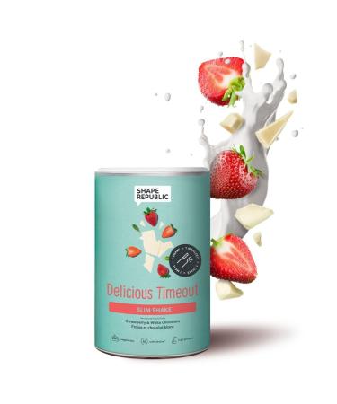 Shape Republic SHAPE REPUBLIC Strawbery White Chocolate 300g - Slimming Shake - Rich in Protein - Contains 24 Vitamins and Minerals - Dietary Shakes for Weight Loss