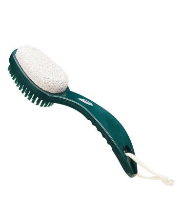 ZONADAH 2-in-1 Foot Brushes Pumice Foot Pumice Stone Brush with Handle Dead Skin Callus Remover Deeply Cleanse Your Feet Foot Care Smooth Skin Foot Scrubber