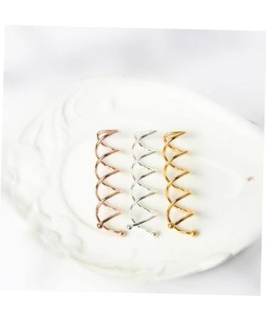 Zonster 10-Piece Spiral Bobby Pins - Rotating Screw Hair Clips for Perfect Bun Hairstyles - Mini Spin Clips with Rounded Tips - No Scratch Hair Detention for DIY Styles - Buy Online on GoSupps.com