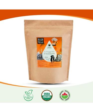 Main St. Chai Organic Black Tea Bags - 50 Compostable Whole Leaf Chai Tea Bags - USDA Certified l Cellulose Inner Packaging l - Buy Online on GoSupps.com