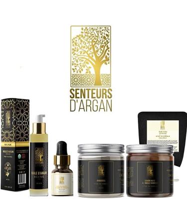 Eucalyptus 100% Natural Body Scrub with Eucalyptus Body Scrub with Eucalyptus Black Soap from Morocco Natural Exfoliating - Removes Dead Skin and Purifies Skin - 200G - Buy Online on GoSupps.com