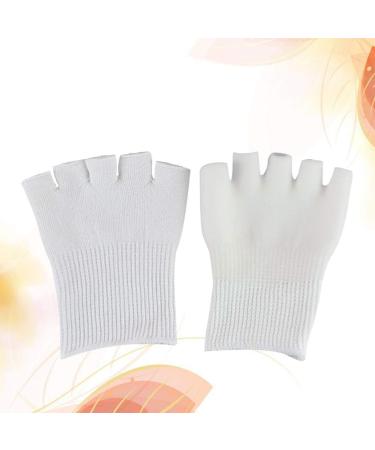 HEALLILY Moisturizing Socks Gel Five Toe Sleeve Open Toe Spa Socks Protector for Dry Cracked Hydrating Foot Care Supplies 1 Pair - Buy Online on GoSupps.com