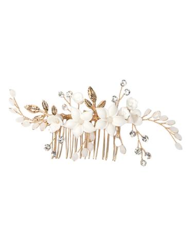 FOYTOKI Bridal Headwear Hair Comb Hair Side Comb for Women Vintage Hair Accessories Bridal Hair Clips Side Comb for Hair Wedding Hair Accessories for Bride Hair Accessories for Women