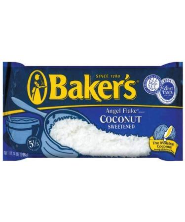 Baker's Angel Flake Sweetened Coconut (Pack of 4)
