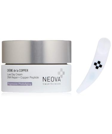 NEOVA SmartSkincare Creme de la Copper Moisturizing Cream with DNA Repair Enzymes and Copper Peptide Complex for All Day Hydradtion. Dermatologist Tested.