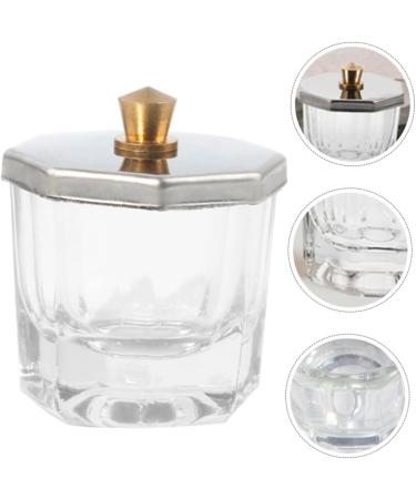 FRCOLOR Nail Cup Dappen Dish for Acrylic Nails Nail Liquid Holder Nail Dish Cups with Lids Nail Dish with Lids Acrylic Nail Supplies Manicure Nail Dish Nail Dappen Dish Mini Glass Bracket - Buy Online on GoSupps.com