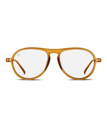 TWIG Computer Glasses THIELE Men/Women Blue Block Screen Filter Honey Orange