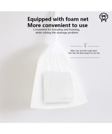 Premium Niacinamide Goat Milk Soap - Exfoliating & Skin Cleansing Thick Foam - Ideal for Facial & Hand Washing - Travel Essentials & Gifts - Buy Online on GoSupps.com