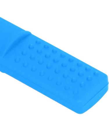 3 Pack Silicone Baby Teething Toys - Soft Cookable Sensory Tools for Toddlers with Autism - Blue - Buy Online on GoSupps.com