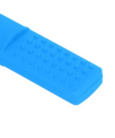 3Pcs Baby Teething Toys - Freezable & Boilable Silicone Infant Teether Chew Tubes (Blue) | Safe & Effective Relief for Teething Babies - Buy Online on GoSupps.com