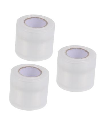 FRCOLOR 3 Rolls Lip Mask Tape Lips Permanent Cover Brow Lamination Film Eyebrows Protection Film Laminating Film Lip Film Lip Care Tool Makeup Film Transparent Film Eyelash Plastic Slicer Transparent 6X6CM