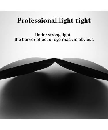 2 Pcs 3D Sleep Eye Mask for Men Women - Ideal for Nap, Travel, Night Shift - Black - Buy Online on GoSupps.com