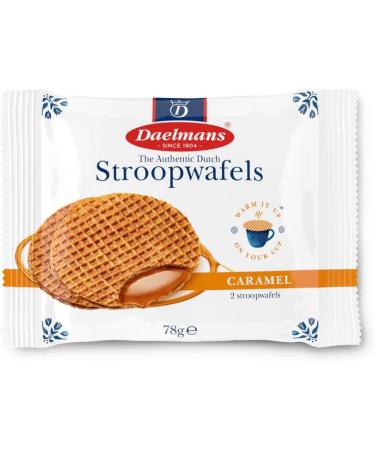 Daelmans Stroopwafels - Caramel Wafers - 78 g x 18 in a Box - Authentic Dutch Caramel Waffle - Stroopwaffels - Buy Online on GoSupps.com