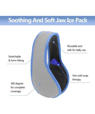 NEWGO Wisdom Tooth Cooling Compress - 4 Gray Cooling Pads for Tooth Surgery Relief - Buy Online on GoSupps.com