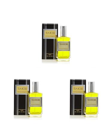Perfumer's Workshop Tea Rose Eau de Toilette Spray for Women 4.0 Fluid Ounce (Pack of 3) Floral Rose 4 Fl Oz (Pack of 3)
