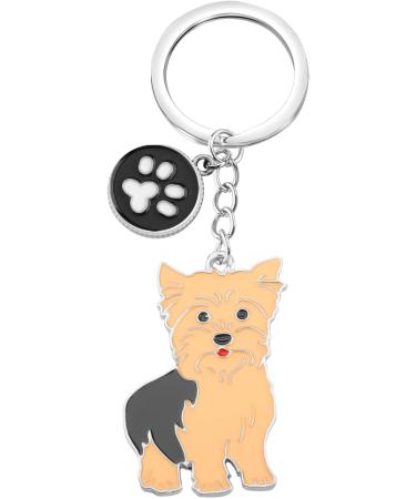 Ensianth Dog Keychain | Perfect Gifts for Dog Lovers | Puppy Paw Print Keyring for Dog Owners - Buy Online on GoSupps.com
