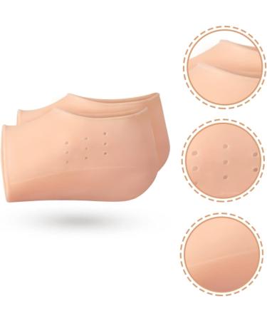 Shop NOLITOY Height Increasing Insole Strips - 4 Pairs Breathable Silicone Heel Pads for Men & Women - Buy Online on GoSupps.com