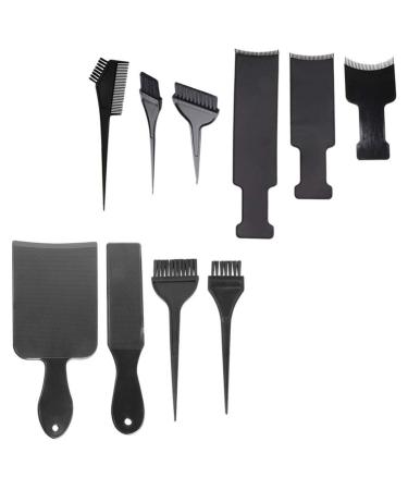 Set Hair Color Board Brush Hair Coloring Brush Balayage Board Hair Tint Kit Hair Dye Tool Kit Hair Dye Tools Hair Bleaching Tinting Tools Hair Dye Tint Brush Hair Dye Kit Plastic