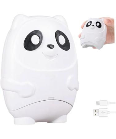 Electric Nail Clippers 2 in 1 Automatic Anti-Pinch 500mAh Panda Shape Type-C Low Noise Portable Fingernail Cutter and File Trimmer - Buy Online on GoSupps.com