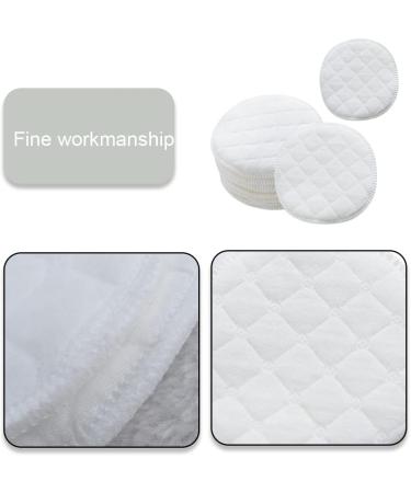 12-Pack Cotton Nursing Pads - Highly Absorbent Double Layer Breast Milk Pads for Maternity Breastfeeding - Buy Online on GoSupps.com