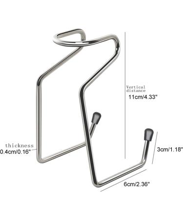 FNKDOR Universal Stand for Razors & Shaving Brushes | Modern Chrome Design | Silver Shaving Accessories - One Size - Buy Online on GoSupps.com