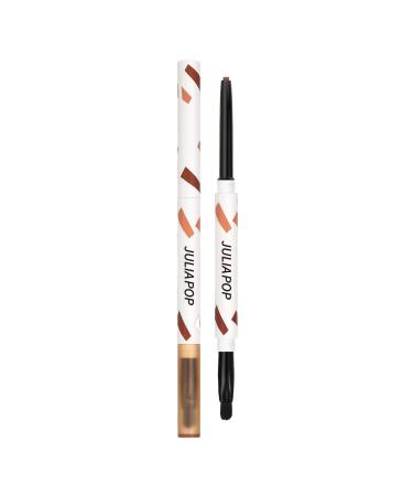 Eyeliner | Multicolors Makeup Eyeshadow with Brush - Long Lasting Eye Liner Quick Drying Makeup Supplies for Daily Use Fanelod Coffee Brown