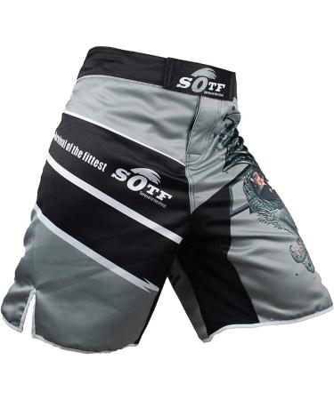 SOTF Men's Boxing and MMA Shorts for Muay Thai and BJJ - Large Size - Buy Online on GoSupps.com