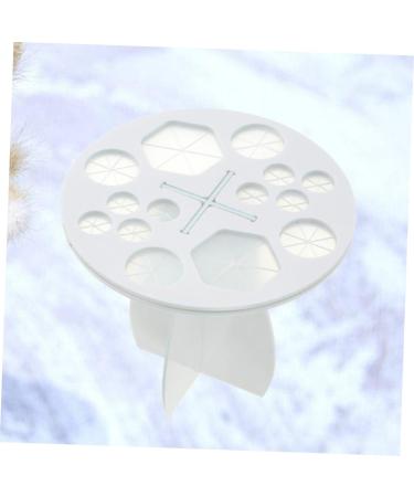Angoily Brush Drying Holder | Makeup Organizer & Storage Rack | White Cosmetic Brush Dryer for Optimal Drying - Buy Online on GoSupps.com