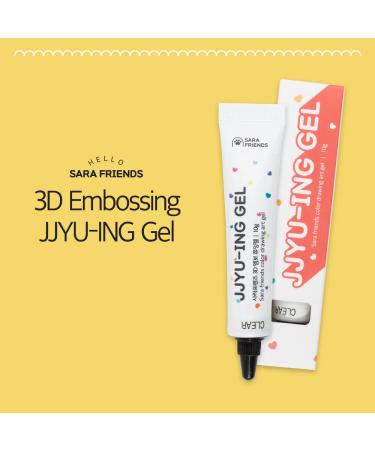 SARA FRIENDS 3D Embossing Gel for Nail Art - Clear 10g, Made in Korea - Buy Online on GoSupps.com
