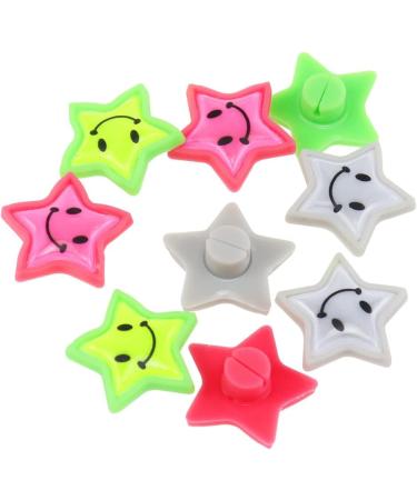 Uyuyong 15-Piece Colorful Reflective Bike Spokes Set | Clicker Spokes & Star Reflectors for Kids | Night Bike Safety & Decoration Accessories - Buy Online on GoSupps.com