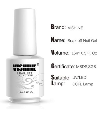 Vishine Gel Nail Polish 15ml Navy Blue Color Soak Off UV LED Long-Lasting Nail Gel Polish Nail Art Home DIY Manicure Nail Salon Varnish #913 - Buy Online on GoSupps.com