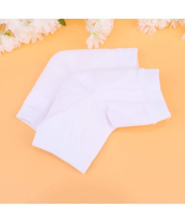 6 Pairs Heel Socks Dry feet Socks feet Repair Socks feet Cracked Socks Heel Protector Socks Gel Foot Socks Heel Moisturizing Socks Gel Socks Sleeve Men and Women Anti-Crack White - Buy Online on GoSupps.com