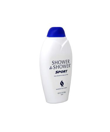 Shower To Shower Sport Absorbent Body Powder - 13 Oz (368 g) | Buy Online for Freshness & Comfort - International Shipping Available - Buy Online on GoSupps.com