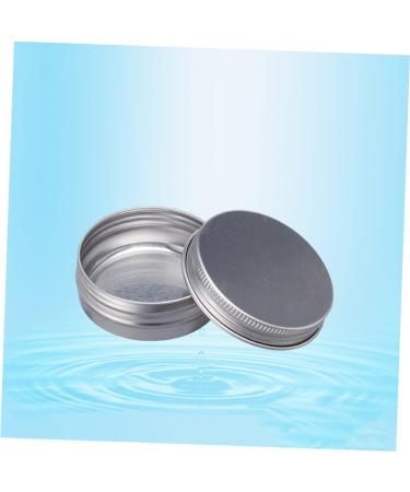 VINTORKY Box Tea Containers Candy Containers for Kitchen Tea Canister Containers with Lids Balm Cosmetic Jars Trip Lotion Aluminium Jar Purses Cream Jars with Lids Travel Metal Candle Size 2 Silver - Buy Online on GoSupps.com