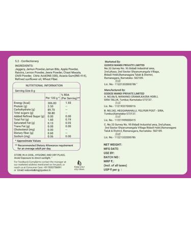 Holy Hut POPz with Bitz | Masala Jamun | 50 Pcs | Fruit Snacks | Java Plum | Lollipop | Jamun Candy | Indian Blackberry | Black Plum | 400 gm - Buy Online on GoSupps.com