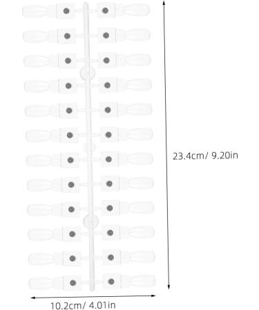  BIUDECO 48 Pieces Magnetic Nail Polish Display Card Compact Portable for Home or Studio Easy to Replace for Beginners Nail Practice Nail Art - Buy Online on GoSupps.com