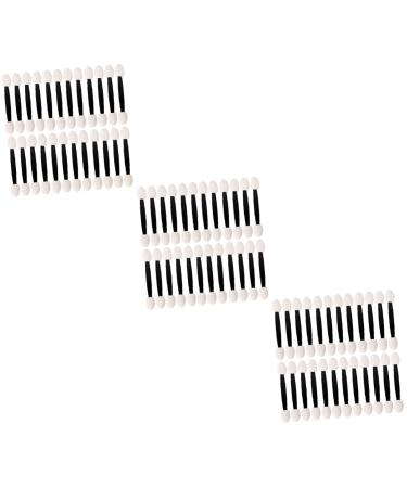 FOMIYES 3pcs 4 Double Ended Eye Shadow Stick Mini Accessories Lipstick Brush Applicator Lip Mask Set