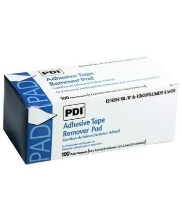 PDI Skin Adhesive Tape Remover Pads Wipes 1.25" x 2.625" #B16400 1 Box of !00 Pads