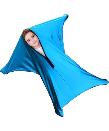 WGUST Sensory Sock Stretchy Body Sock Full Body Wrap to Relieves Stress and Hypo-Sensitivity for Boys Girls with AutismAnxiety (Color : Sky Blue Size : XL/X-Large-74 * 165cm) XL/X-Large-74*165cm Sky Blue