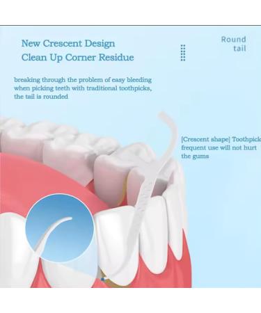 200pcs Dental Floss Toothpicks - 2 Pack Disposable Oral Care Flossers for Teeth & Gum Health - Buy Online on GoSupps.com