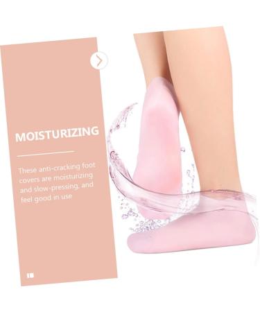 minkissy 8 Pairs Exfoliating Moisturizing Socks Non Socks Silicone Socks Foot Care Spa Socks Cracked Heel Lotion Pumps High Heels for Women Foot Protective Socks Elastic Sebs Miss Dry Skin - Buy Online on GoSupps.com