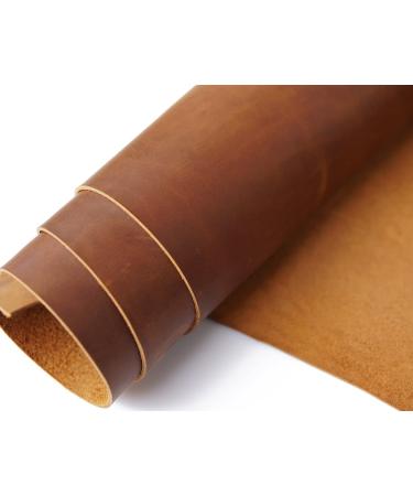 10x10 Bourbon Brown Full Grain Tooling Leather Square - 2.0mm Thick for Crafts & Sewing - Buy Online on GoSupps.com