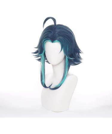 OSIAS Color Layered Xiao Genshin Impact Cosplay Wig for Men and Boys - Premium Quality - Buy Online on GoSupps.com