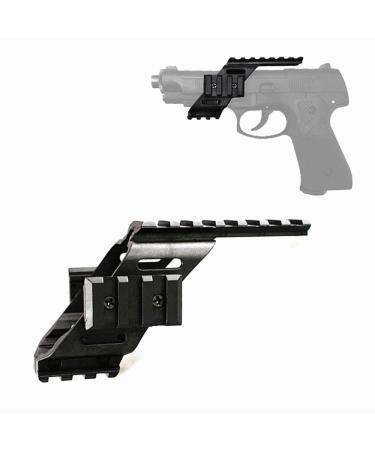 Fireclub Universal Tactical Pistol Scope Sight Laser Polymer Light Weight Mount With Quad 7/8 "Weaver & Picatinny Rail G17 5.56 For S & W/1911/Walther P22/HKP30/SD9VE 9MMM - Buy Online on GoSupps.com