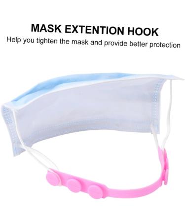 Wofashpuret 5-Set Silicone Mask Extensions - Reusable Ear Hooks & Buckles for Comfortable Face Covers | Anti-Strangulation Accessories - Buy Online on GoSupps.com