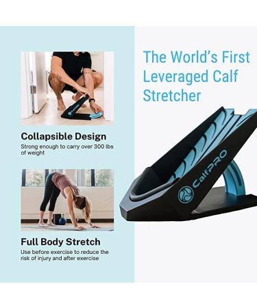 CALFPRO Deep Calf Stretcher - Plantar Fasciitis & Achilles Tendonitis Relief | Incline Wedge for Ankle Strain & Heel Pain | Foot Rocker Stretch Aid - Buy Online on GoSupps.com
