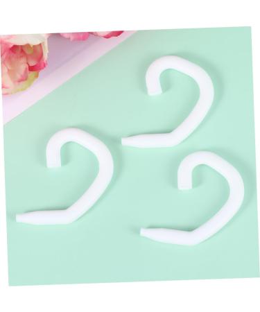Toddmomy 40 Ear Enhancement Hooks for Earlick - Facial Cover Extensions & Ear Protection Hooks | White Clothes Rack Buckles - Buy Online on GoSupps.com