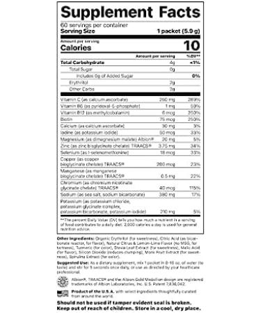 Jigsaw Health Electrolyte Supreme Lemon-Lime - 60 Packets (12.5 oz) | Hydration & Energy Boost - Buy Online on GoSupps.com