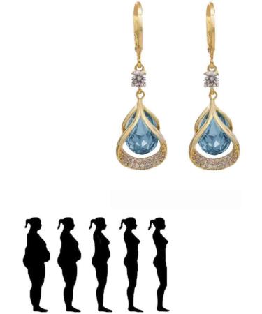 Women s Lymphatic Earrings - Crystal Slimming & Detox Magnetogen Jewelry for Weight Loss - Buy Online on GoSupps.com