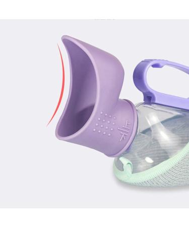 Exceart Women Pee Bottle - Portable Reusable Urinal Container for Home & Outdoor Use (Women Style) - Buy Online on GoSupps.com